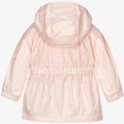 Girls Pink Hooded Coat