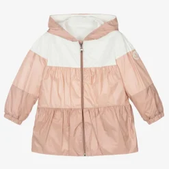Girls Pink Hooded Jacket