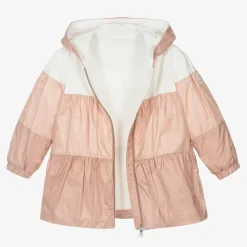 Girls Pink Hooded Jacket