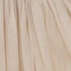 Girls Pink Knitted Tulle Dress