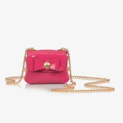 Girls Pink Mini Shoulder Bag (8cm)
