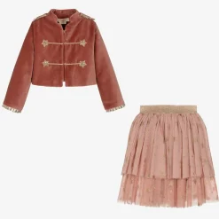 Girls Pink Nutcracker Solider Costume