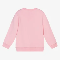 Girls Pink Organic Cotton Sweatshirt