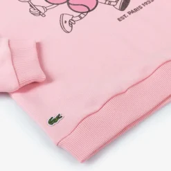 Girls Pink Organic Cotton Sweatshirt