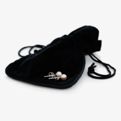 Girls Pink Pearl Earrings (5mm)