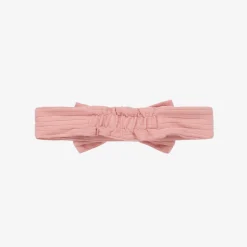 Girls Pink Pima Cotton Abloom Headband
