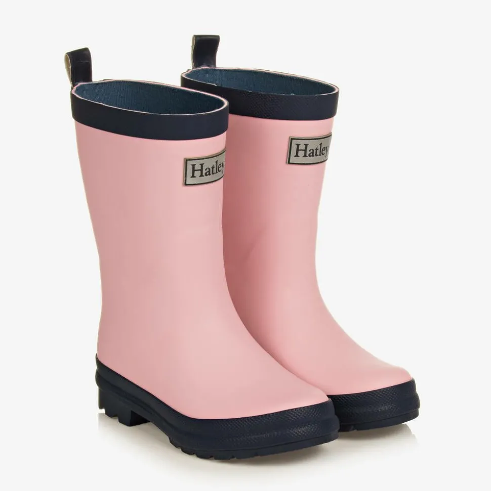 Girls Pink Rain Boots