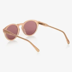 Girls Pink Round Sunglasses