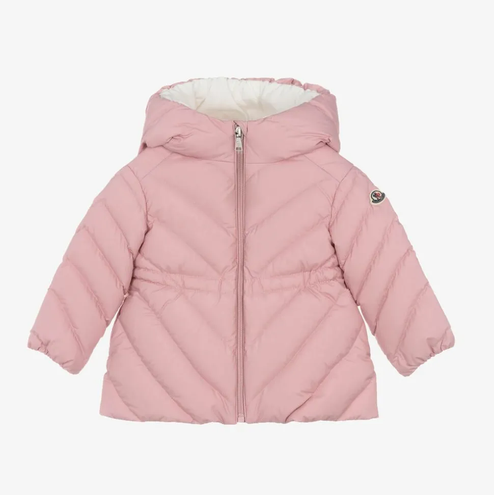 Girls Pink Sanaa Hooded Down Coat