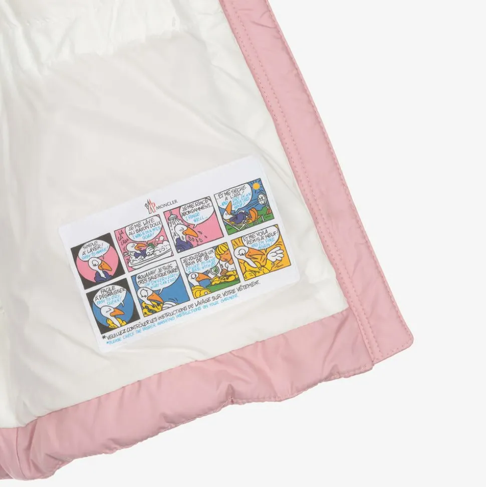 Girls Pink Sanaa Hooded Down Coat