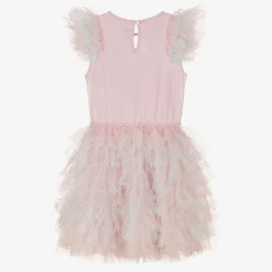 Girls Pink Sequin Unicorn Costume Dress