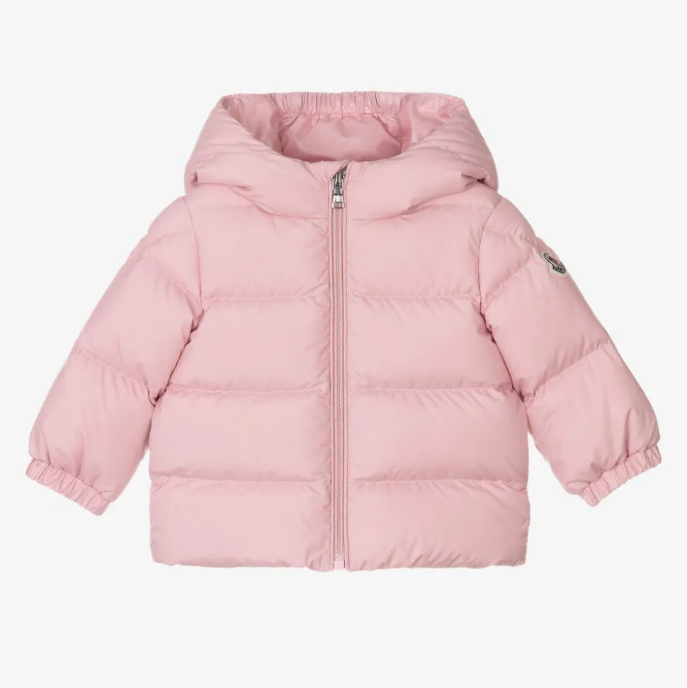 Girls Pink Sharon Down Puffer Coat