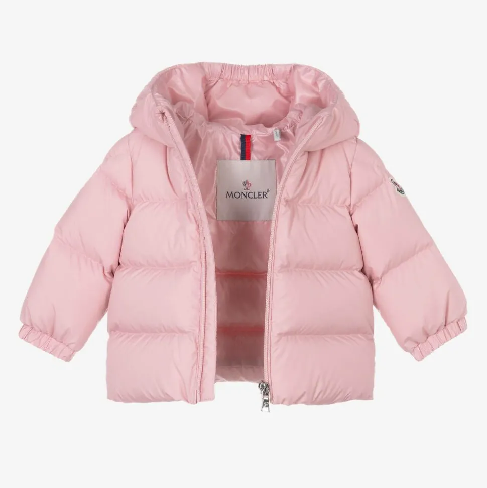 Girls Pink Sharon Down Puffer Coat