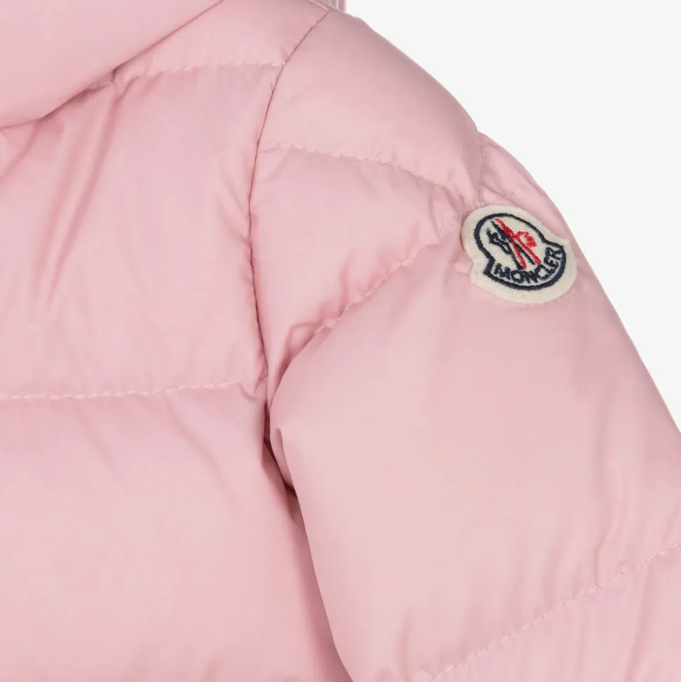 Girls Pink Sharon Down Puffer Coat