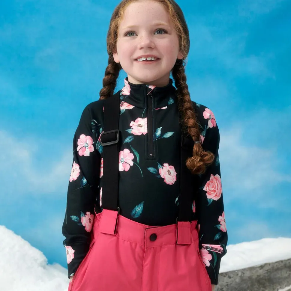 Girls Pink Ski Trousers