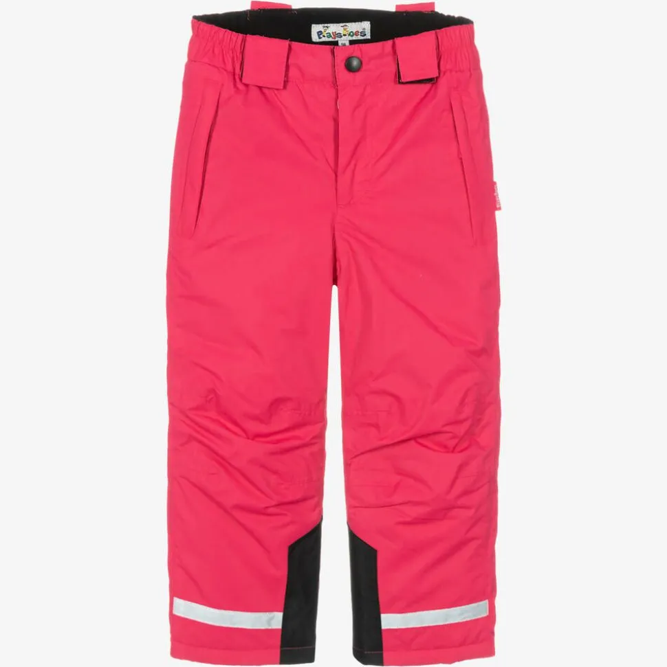 Girls Pink Ski Trousers