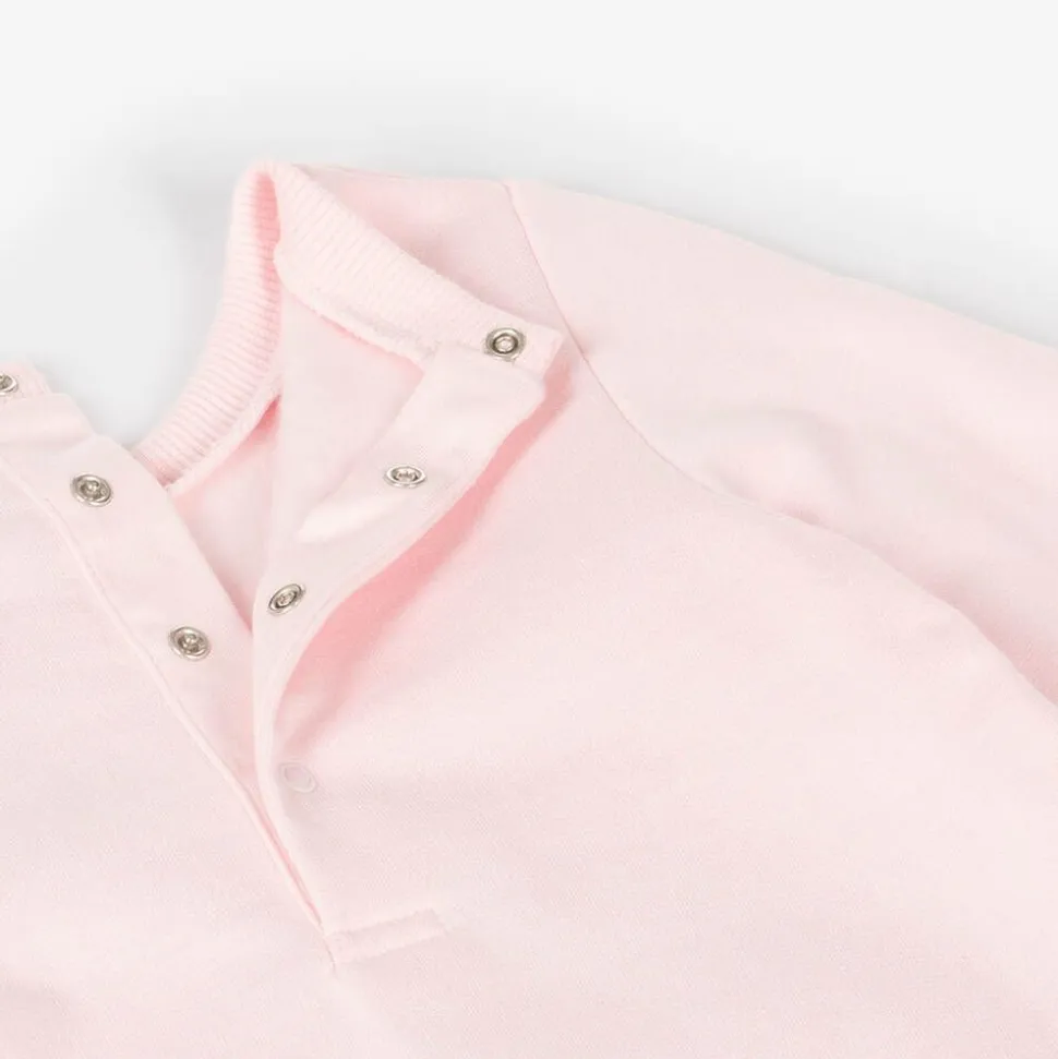 Girls Pink Snapshot Bag Cotton Dress