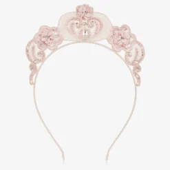 Girls Pink Tiara Hairband