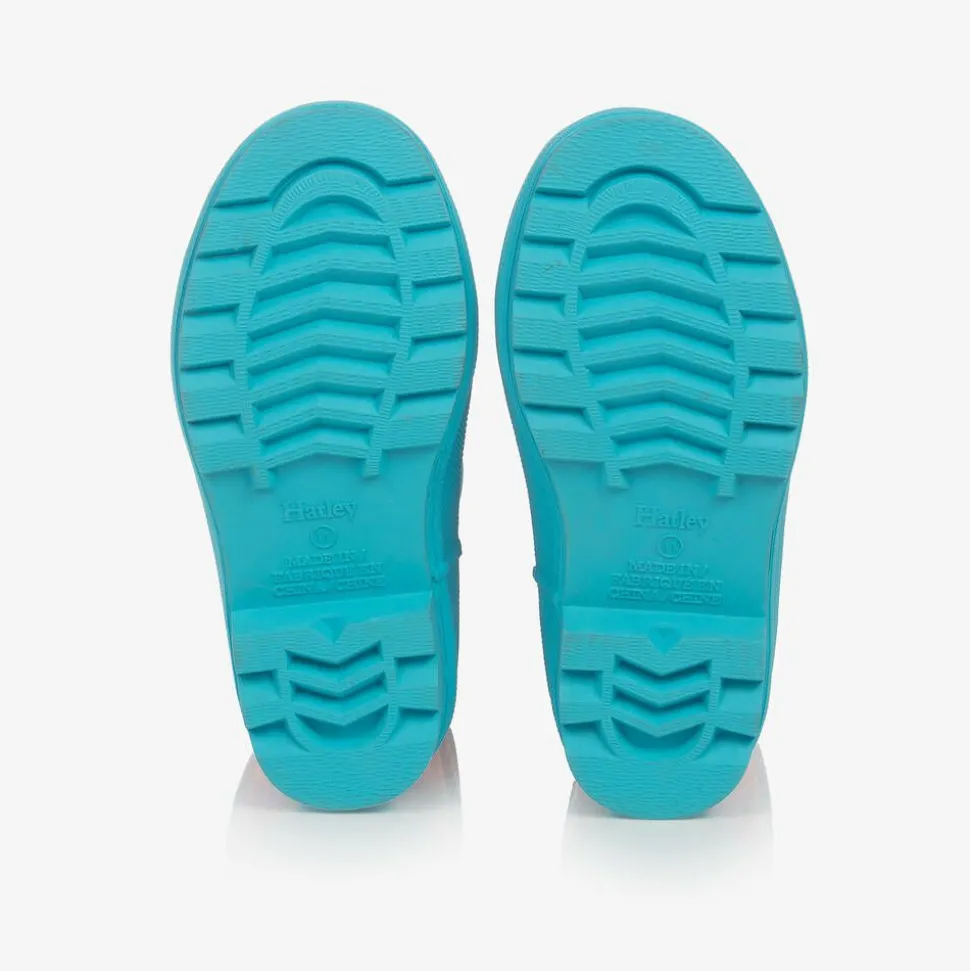 Girls Pink Tiny Drops Rain Boots