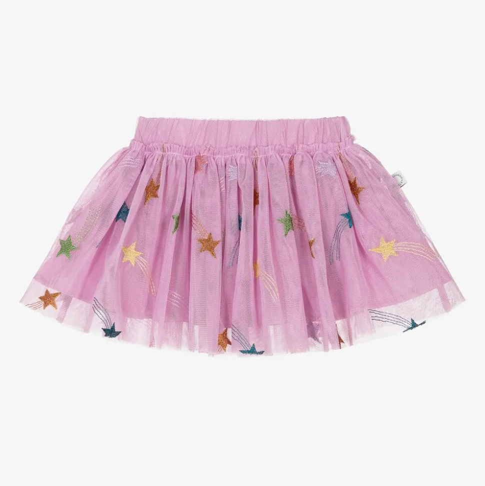 Girls Pink Tulle Shooting Star Skirt