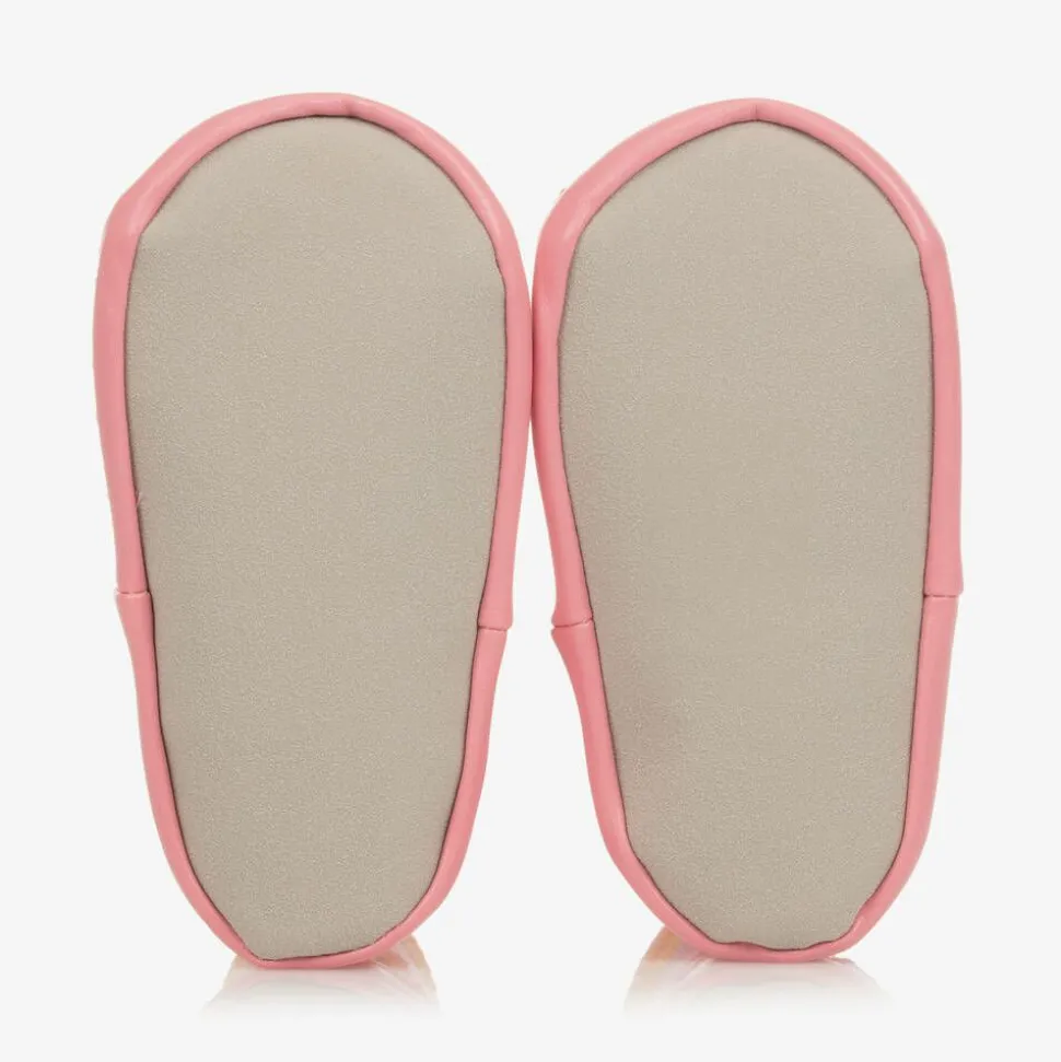 Girls Pink Unicorn Slipper Socks