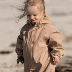 Girls Pink Waterproof Rainsuit