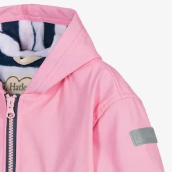 Girls Pink Waterproof Raincoat