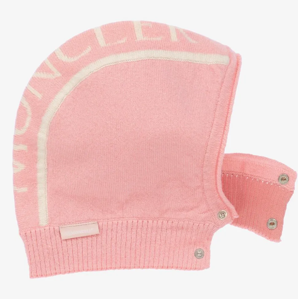 Girls Pink Wool Balaclava
