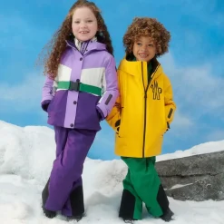 Girls Purple & White Corserey Ski Jacket