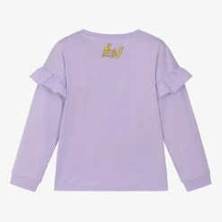 Girls Purple Cotton Top