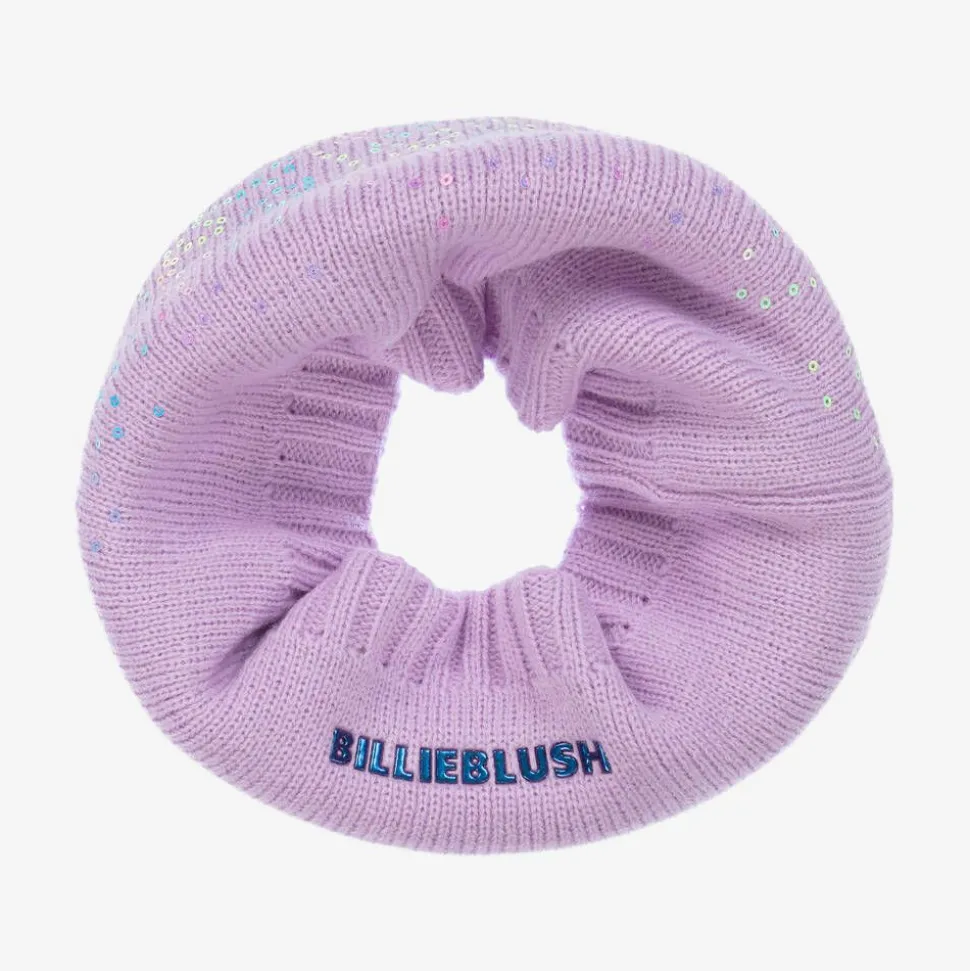 Girls Purple Sequin Snood