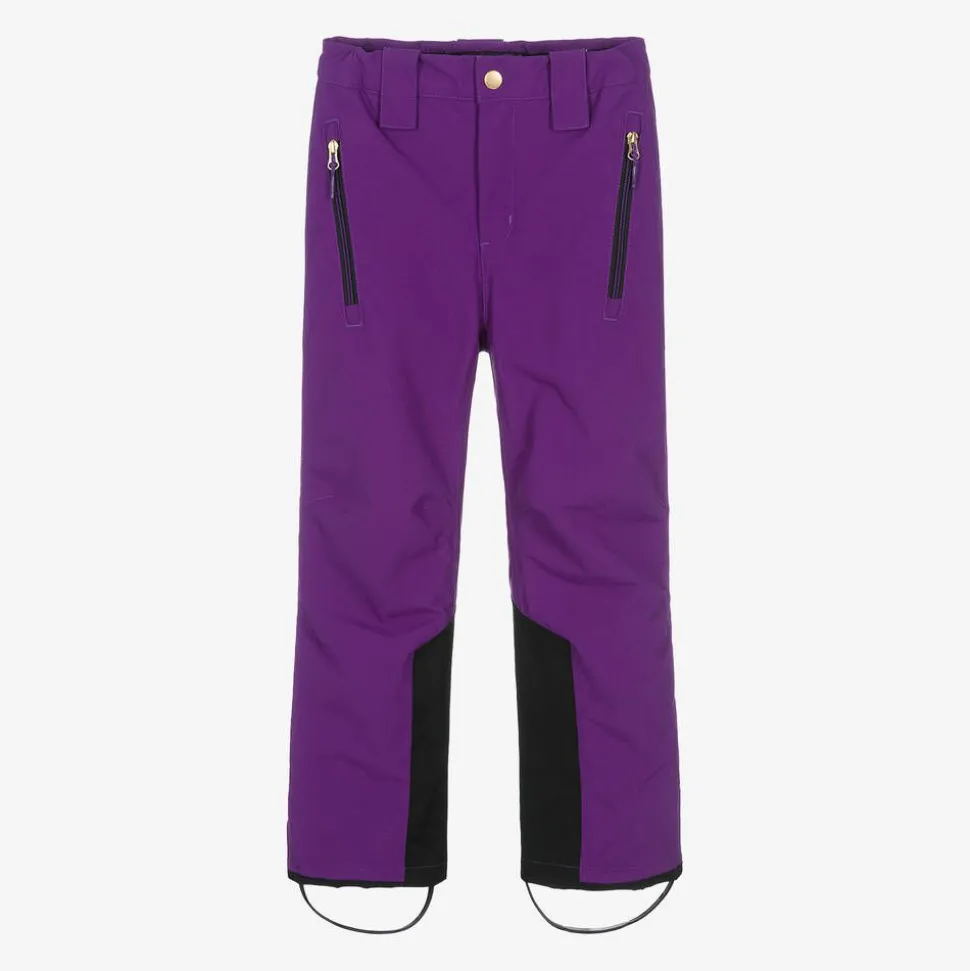 Girls Purple Ski Trousers