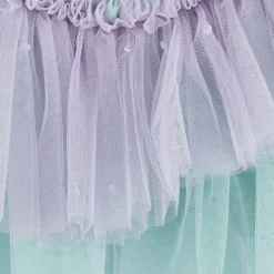 Girls Purple Super Hero Sequin Dress