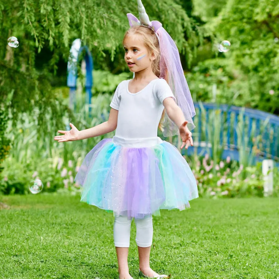 Girls Purple Unicorn Costume