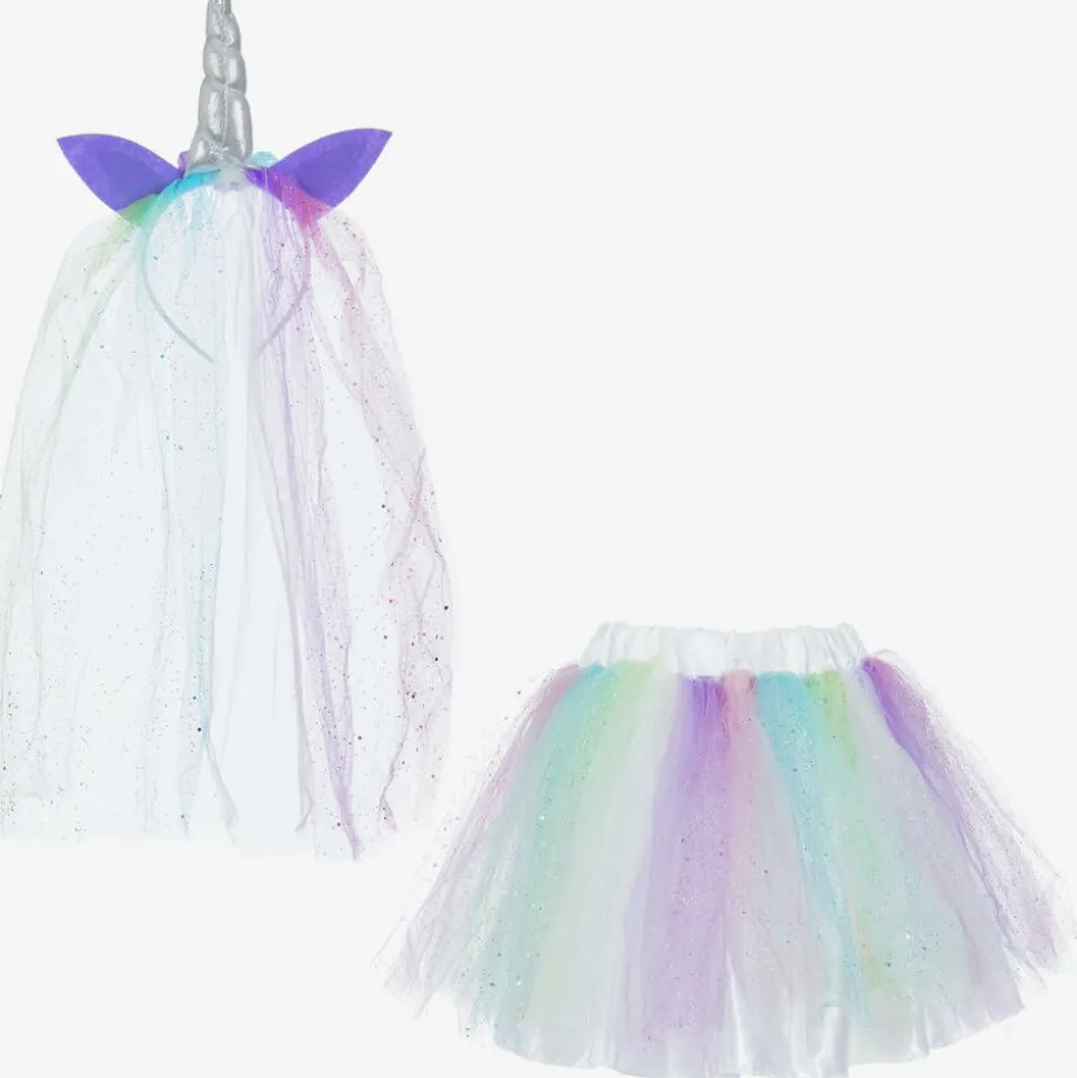 Girls Purple Unicorn Costume