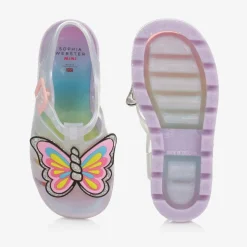 Girls Rainbow Unicorn Jelly Sandals