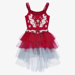 Girls Red Cowgirl Costume Dress