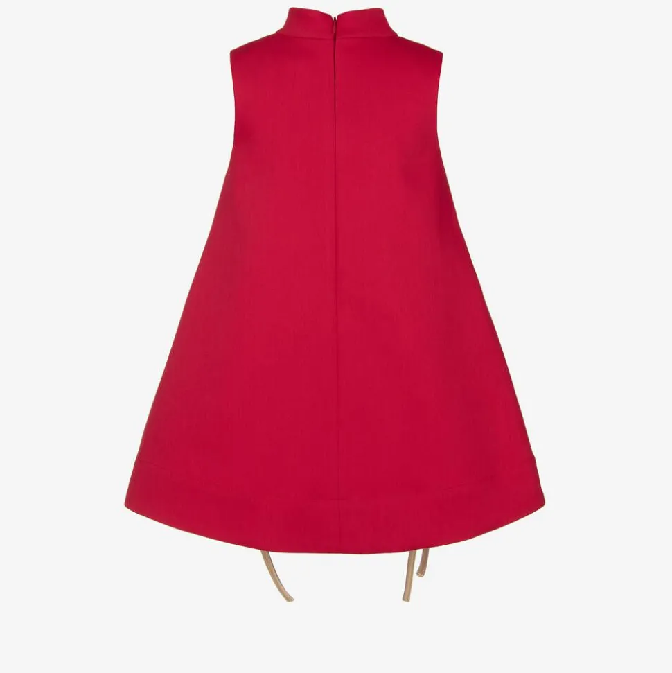 Girls Red Floral Dress