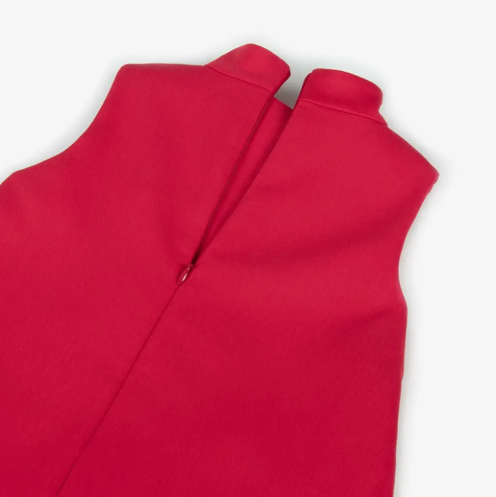 Girls Red Floral Dress