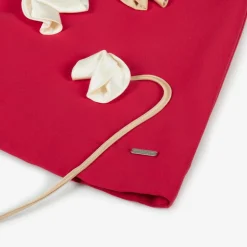 Girls Red Floral Dress