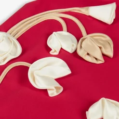 Girls Red Floral Dress