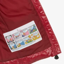 Girls Red Ghany Down Padded Gilet