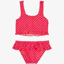 Girls Red Polka Dot Bikini