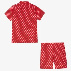 Girls Red Polka Swim Set (UPF50+)