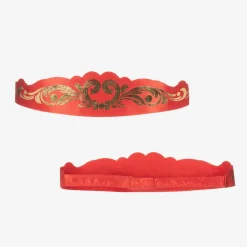 Girls Red Roman Empress Deluxe Costume