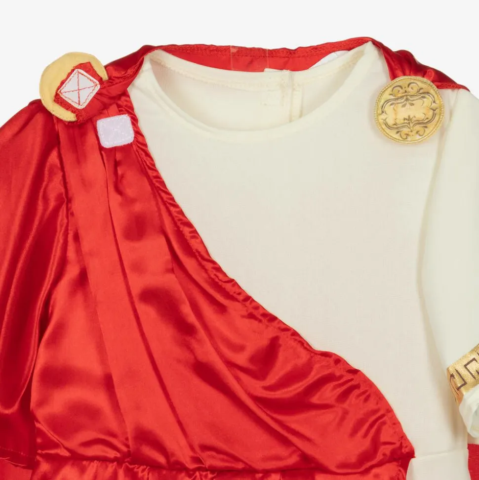 Girls Red Roman Empress Deluxe Costume
