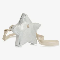 Girls Silver Star Shoulder Bag (17cm)