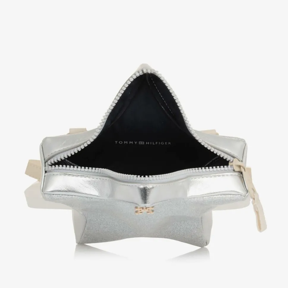 Girls Silver Star Shoulder Bag (17cm)