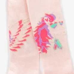 Girls Sparkly Pink Pegasus Tights