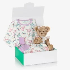 Girls Unicorn Pyjamas & Teddy Bear Gift Hamper